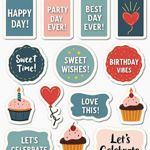 Labels & Tags - Stickers Sheet v3